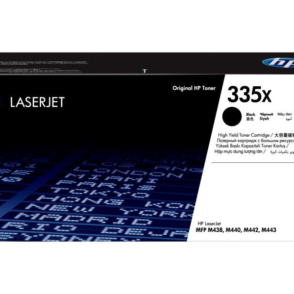 HP 335X High Yield Black Original LaserJet Toner Cartridge (W1335X)