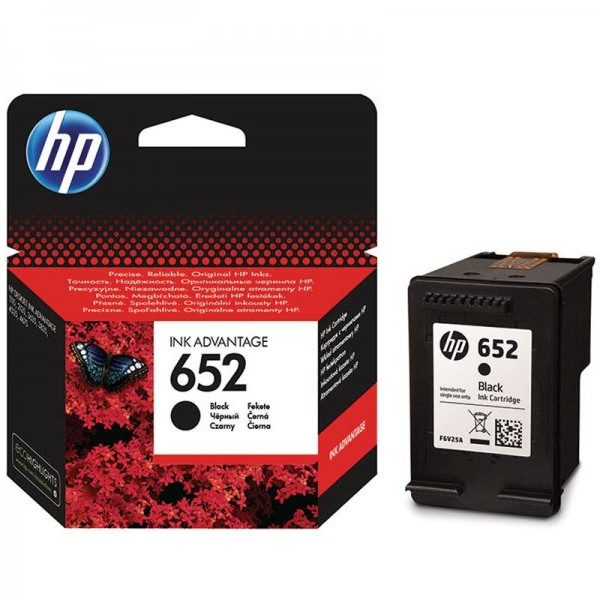 HP 652 Black (F6V25AE)