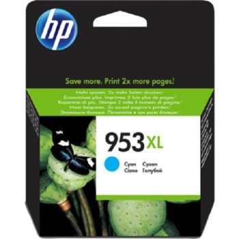 HP 953XL High Yield Cyan Original Ink Cartridge F6U16AE
