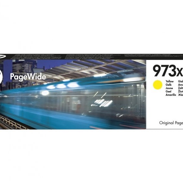 HP 973X High Yield Yellow PageWide Cartridge F6T83AE