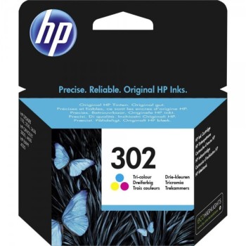 HP HP 302 Tri-color Original Ink Cartridge (F6U65AE)