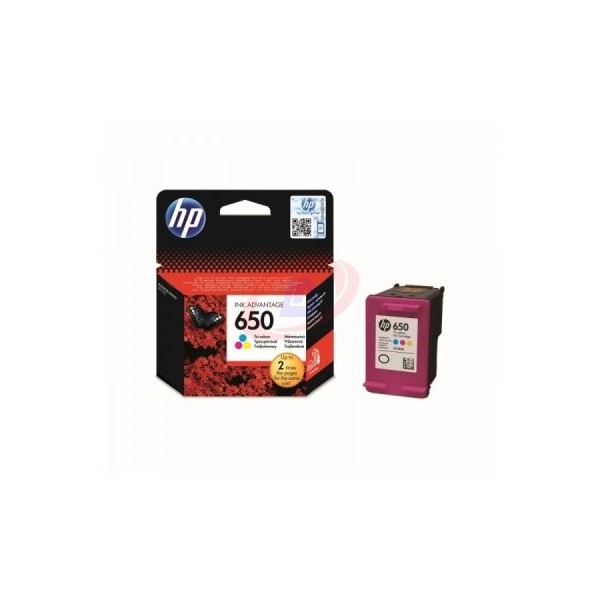 HP No.650 Tri-color Ink Cartridge CZ102AE