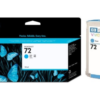 HP No.72 130 ml Cyan Ink Cartridge C9371A