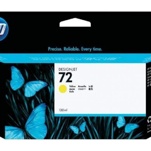 HP No.72 130 ml Yellow Ink Cartridge C9373A