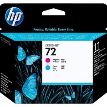 HP No.72 Magenta and Cyan Printhead C9383A