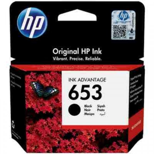 HP Original Ink Cartridge 653 (3YM75AE) Black