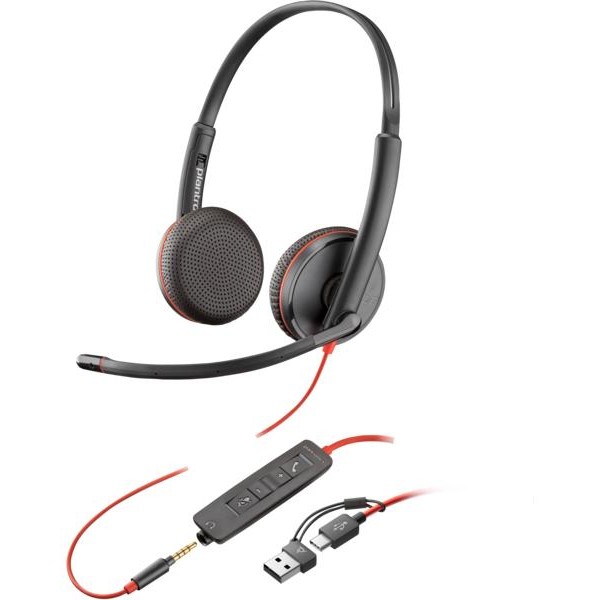 HP Poly Blackwire 3225 Stereo slušalice (8X229AA)