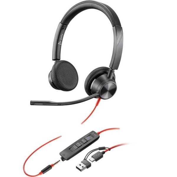 HP Poly Blackwire 3325 Stereo Microsoft Teams Certified slušalice (8X222AA)
