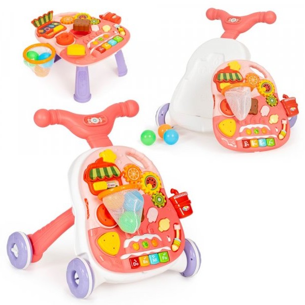 Huanger Edukativna guralica 2U1 pink (HE0815)