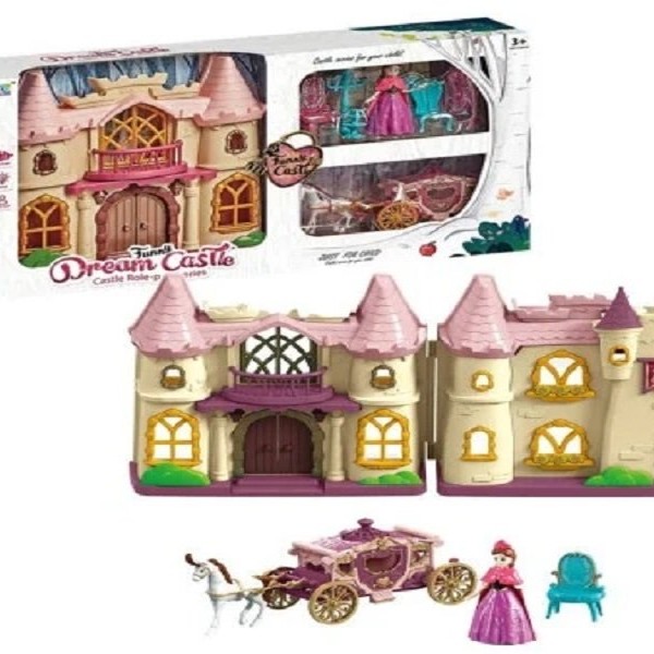 Igraj se Dvorac set pink sa kočijom 1040559