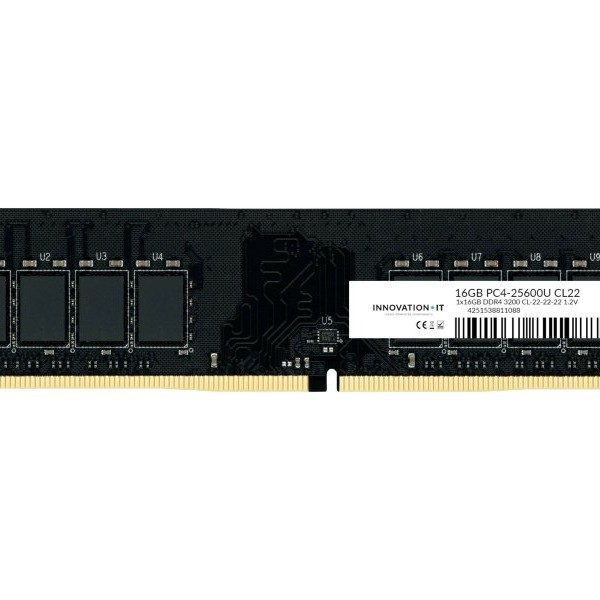 InnovationIT RAM DIMM DDR4 16GB 3200MHz Innovation IT CL22 1.2V LD