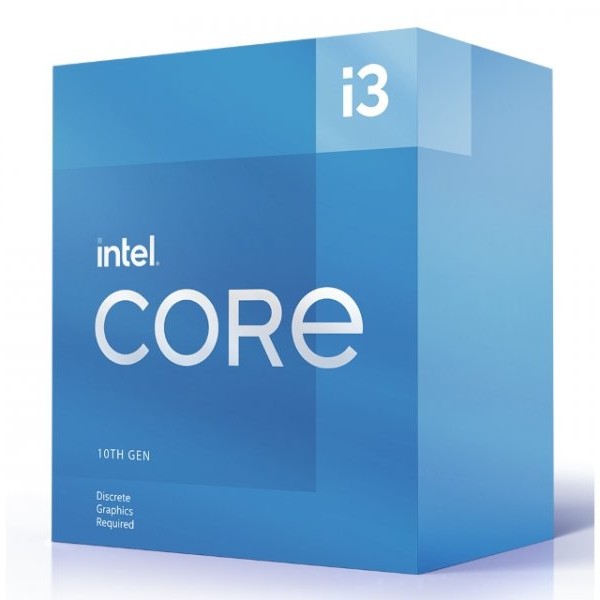 INTEL Core i3-10105F 4 cores 3.7GHz 4.4GHz Box