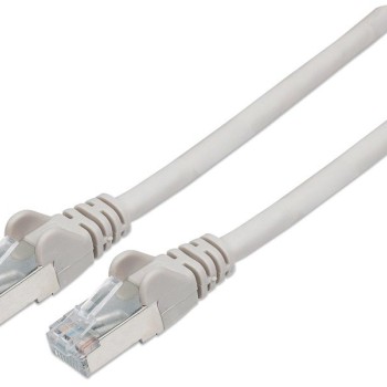 INTELLINET Patch Cable Cat7, Cat6a Plugs,SFTP,LSOH,7.5m,Gray