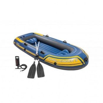 INTEX CHALLENGER 3 camac sa veslima i pumpom