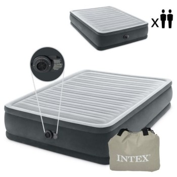 INTEX Dušek na naduvavanje 203x152 cm sa pumpom 64414ND