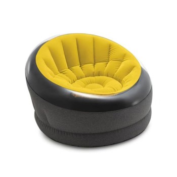 INTEX Tabure na naduvavanje 2 Yellow