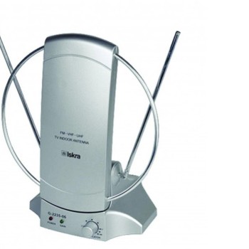 ISKRA Antena  G2235-06 sobna sa pojacalom, UHF/VHF, dobit 36dB, 220v + 12v FO