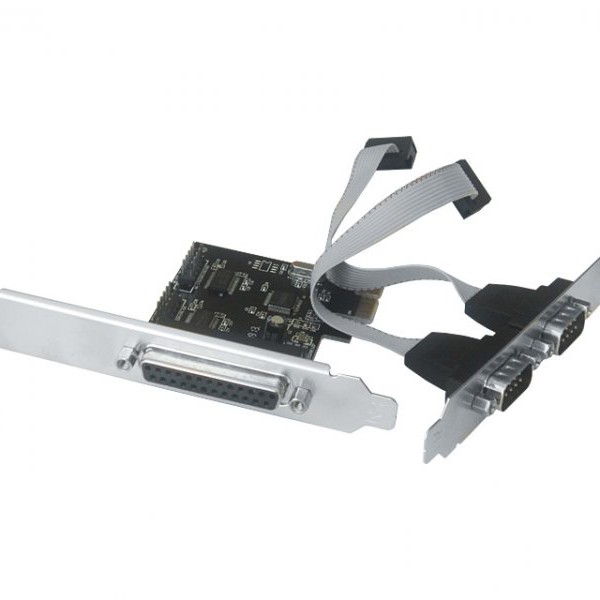 JAVTEC PCI Express kontroler 2xSerial + Parallel