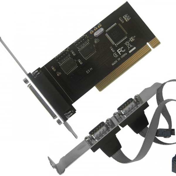 JAVTEC PCI kontroler 2xSerial + Parallel