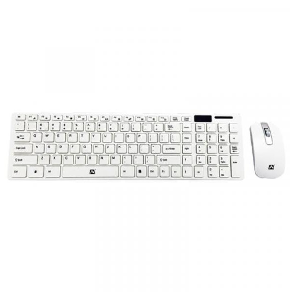 JETION Bežična tastatura i miš US (Bela) JT-DKB085