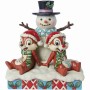 JIM SHORE Chip n Dale Snowman Figurine