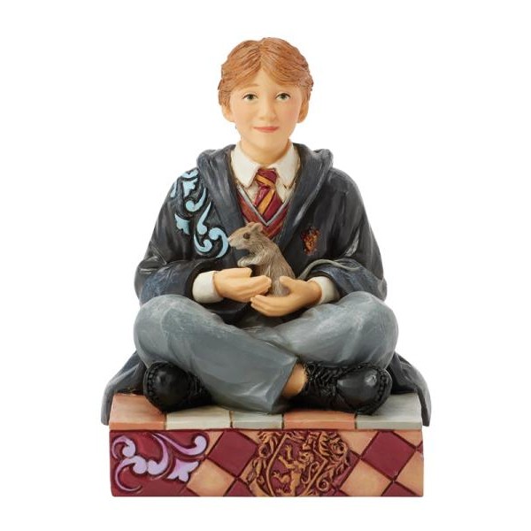 JIM SHORE Harry Potter - Wizarding Whiskers - Ron Personality Pose