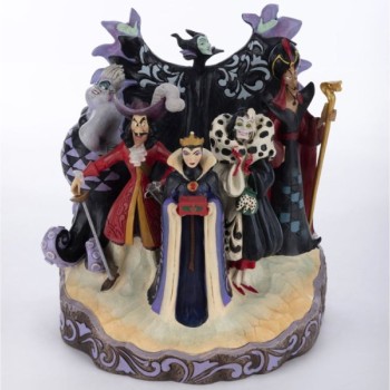 JIM SHORE Mischief, Malice & Mayhem (Villains Carved by Heart Figurine)
