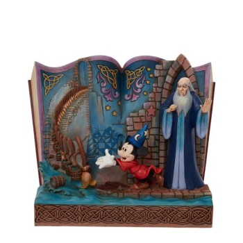 JIM SHORE Sorcerer Mickey Storybook Figurine