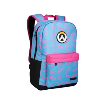 Jinx Overwatch D.Va Splash Backpack Blue/Pink