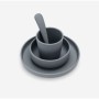 JOLLEIN Kinderserviesset Siliconen 4-delig - Storm Grey (51067256)
