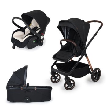 Jungle X05 Bebi kolica LUMI 3U1, Crna