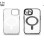 JUST IN CASE 2u1 Extra case MAG MIX paket CRNI za iPhone 15 Plus