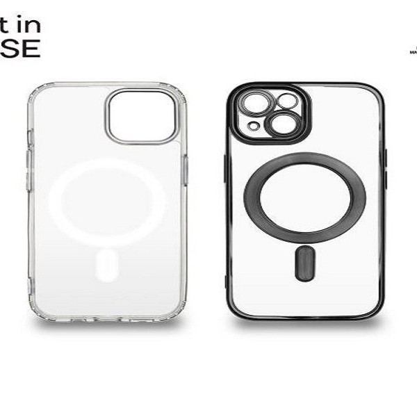 JUST IN CASE 2u1 Extra case MAG MIX paket CRNI za iPhone 15 Plus