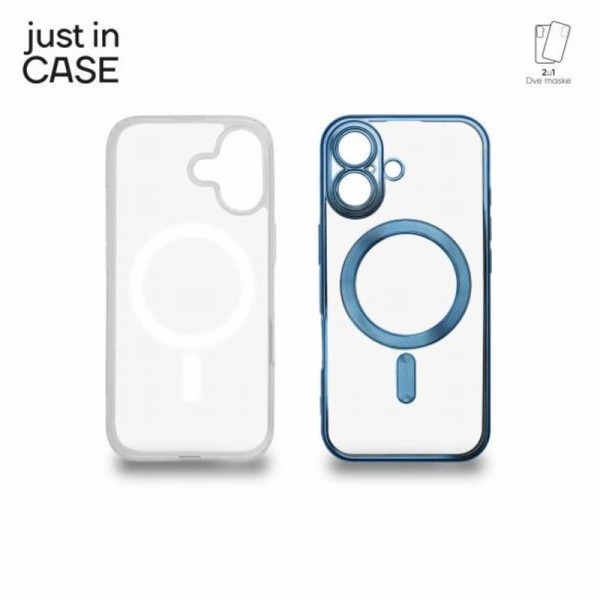 JUST IN CASE 2u1 Extra case MAG MIX paket maski za telefon za iPhone 17 PLAVI
