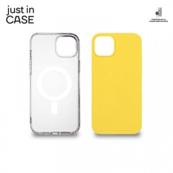JUST IN CASE 2u1 Extra case MAG MIX paket maski za telefon ŽUTI za iPhone 14 Plus