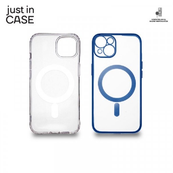 JUST IN CASE 2u1 Extra case MAG MIX paket PLAVI za iPhone 13