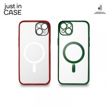 JUST IN CASE 2u1 Extra case MAG MIX paket ZELENO CRVENI za iPhone 14 Plus