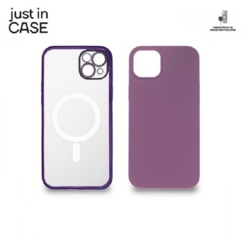 JUST IN CASE 2u1 Extra case MAG MIX PLUS paket ljubičasti za iPhone 14 Plus