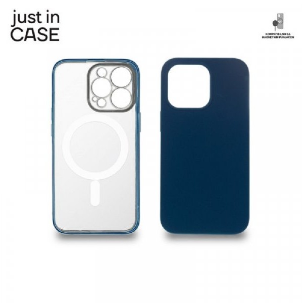 JUST IN CASE 2u1 Extra case MAG MIX PLUS paket PLAVI za iPhone 13 Pro