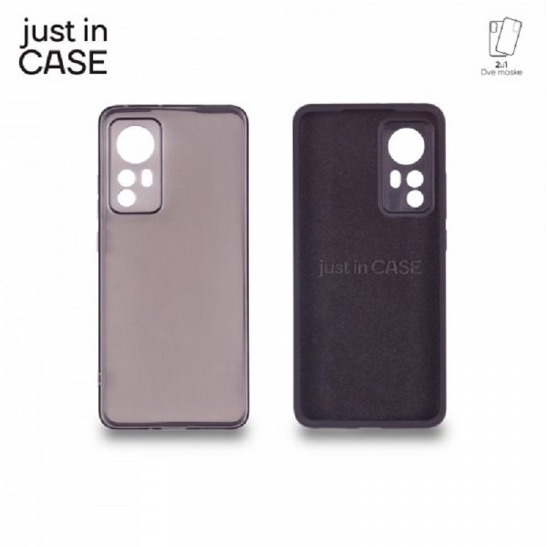 JUST IN CASE 2u1 Extra case MIX paket CRNI za Xiaomi 12