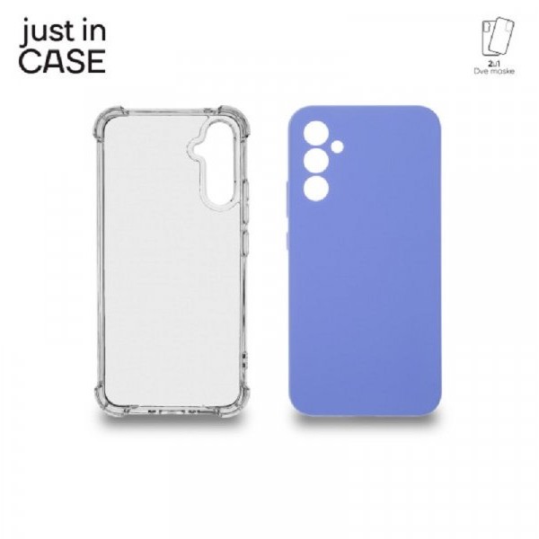 JUST IN CASE 2u1 Extra case MIX paket maski za telefon LjUBIČASTI za A34 5G