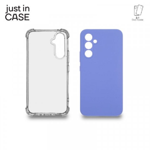 JUST IN CASE 2u1 Extra case MIX paket maski za telefon LjUBIČASTI za A54 5G
