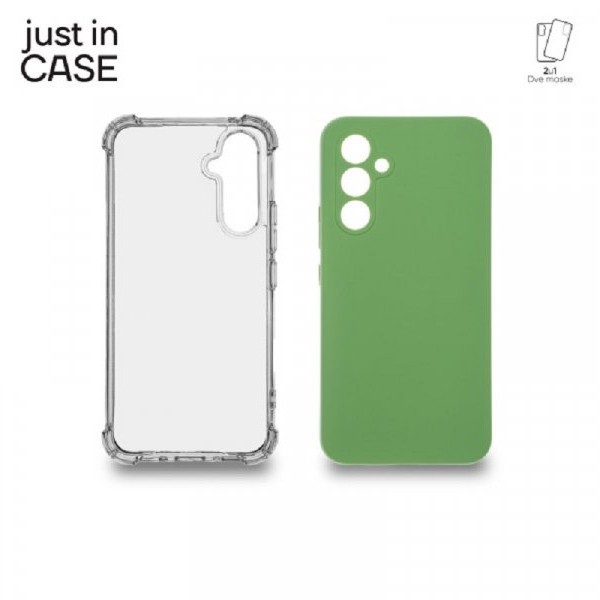 JUST IN CASE 2u1 Extra case MIX paket maski za telefon SVETLO ZELENI za A54 5G