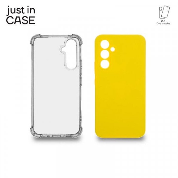 JUST IN CASE 2u1 Extra case MIX paket maski za telefon ŽUTI za A54 5G