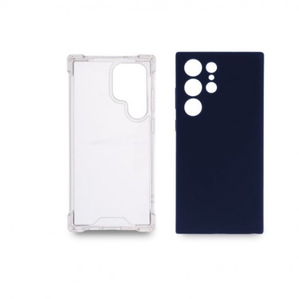 JUST IN CASE 2u1 Extra case MIX paket plavi za S23 Ultra