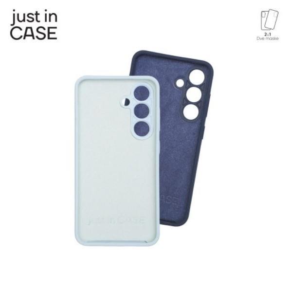JUST IN CASE 2u1 Extra case MIX PLUS paket maski za telefon Samsung S25 PLAVI