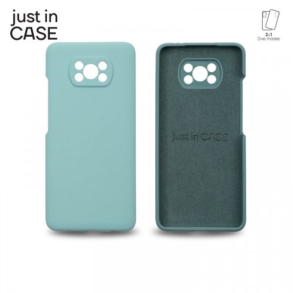 JUST IN CASE 2u1 Extra case MIX PLUS paket ZELENI za Poco X3 Pro