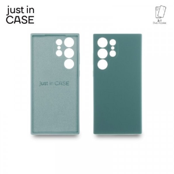 JUST IN CASE 2u1 Extra case MIX PLUS paket ZELENI za S23 Ultra