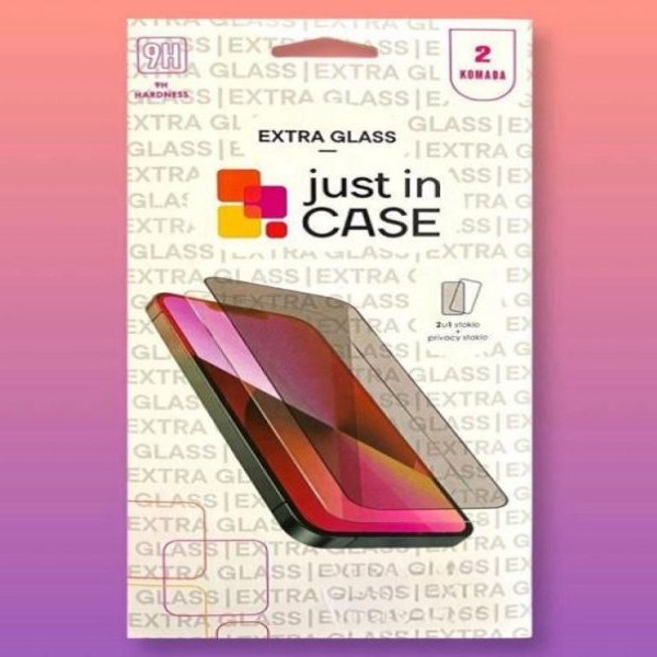 JUST IN CASE 2u1 extra glass privacy za iPhone 13 Mini GLPL107