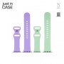 JUST IN CASE 2u1 Narukvica 38-41mm zelena SILIKON + violet SILIKON